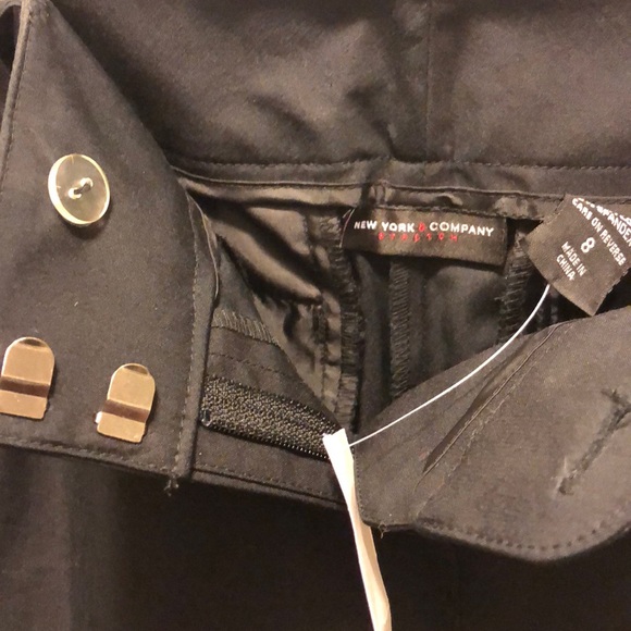 NY&C Black Long Bermuda Shorts - Picture 4 of 4